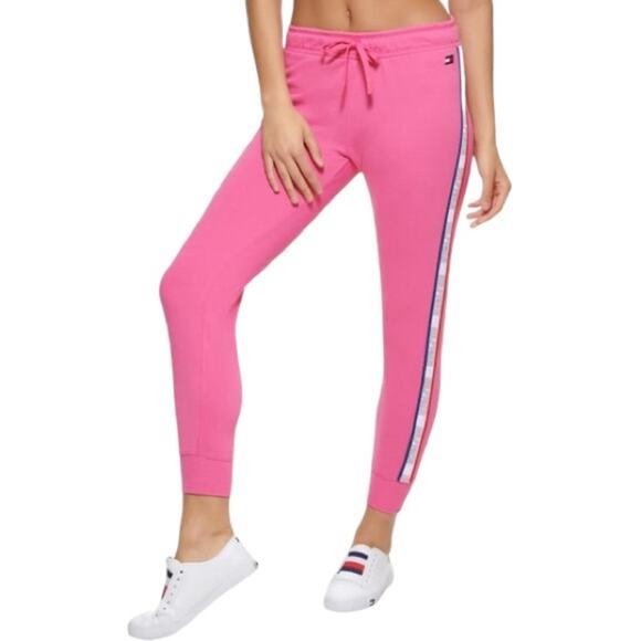 Tommy Hilfiger Sports Sweatpants Plus Size Women’s Workout Jogger Pants Logo NEW - Picture 3 of 11